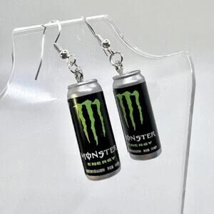 Gamer Energy Soda Drink Novelty Cute, Unique Earrings